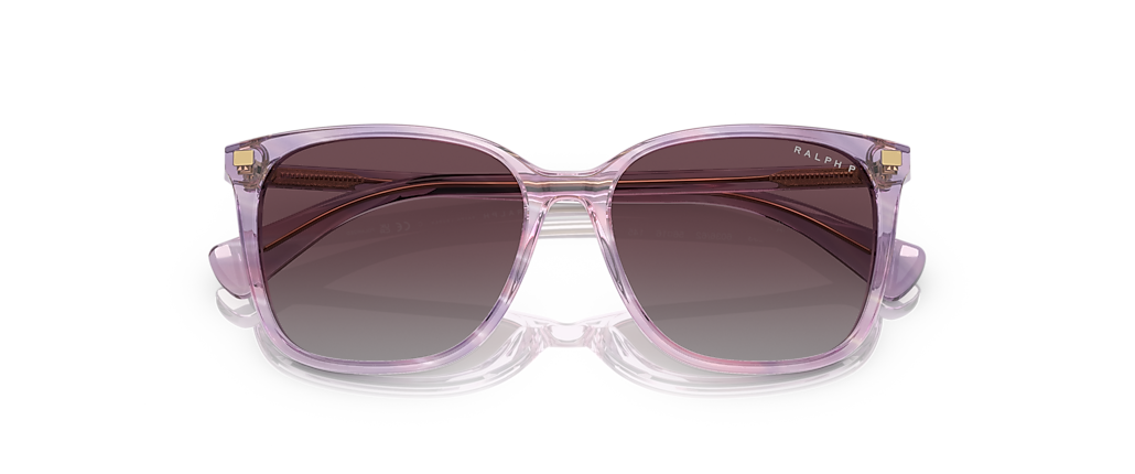 Ralph RA5293 VVCV Striped Purple Sunglasses