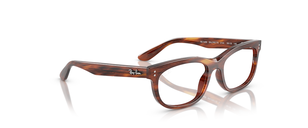 Ray-Ban RB5489 Balorette Optics Striped Havana Frames