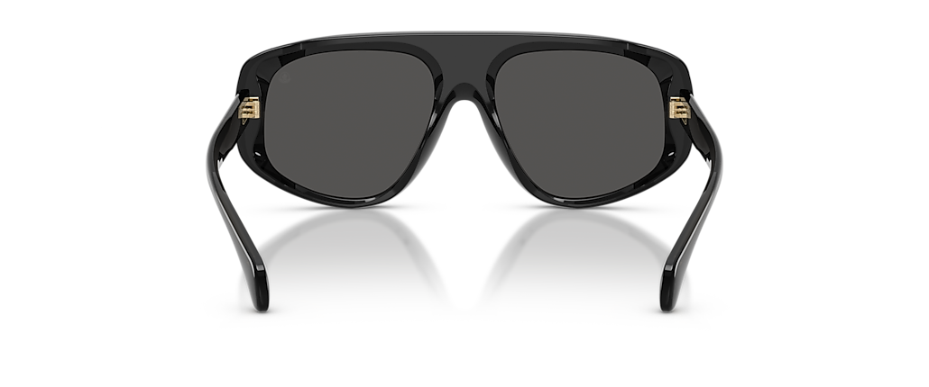 Moncler ME6035U Auron Shiny Transparent Dark Grey Sunglasses