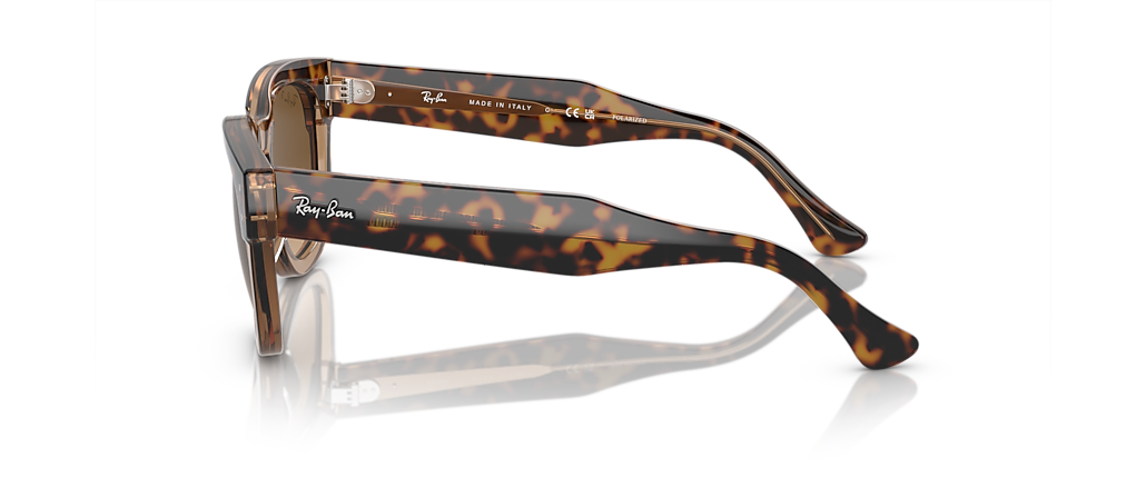 Ray-Ban RB0298SF Mega Hawkeye Havana On Transparent Brown Sunglasses
