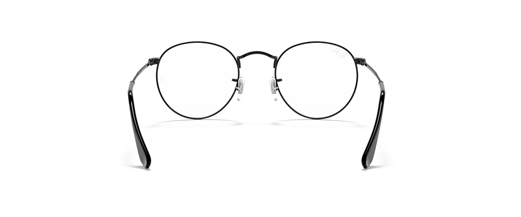 Ray-Ban RB3447V Round Metal Optics Black Frames