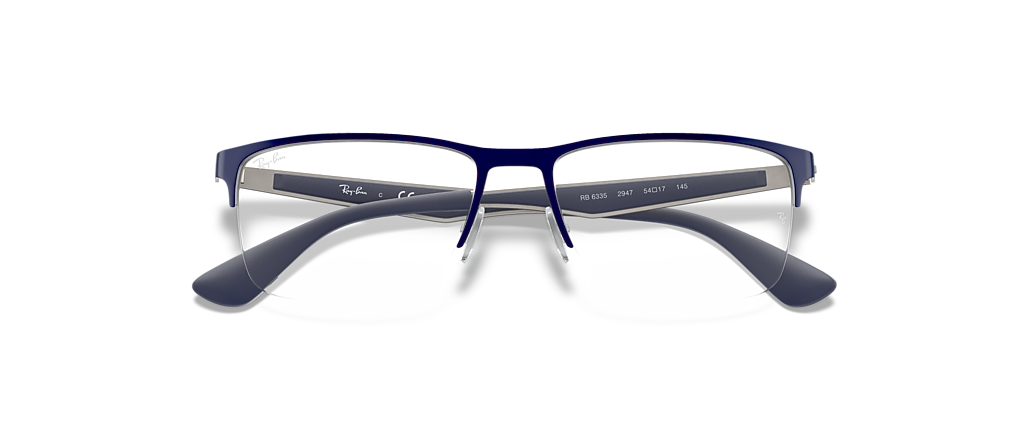 Ray-Ban RB6335 Optics Blue On Gunmetal Frames