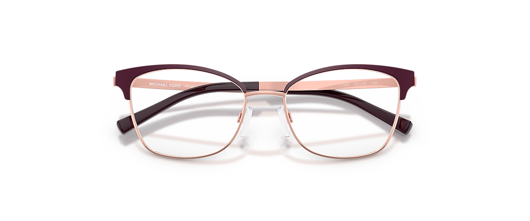 Michael Kors MK3012 Adrianna IV Cordovan/Rose Gold Frames