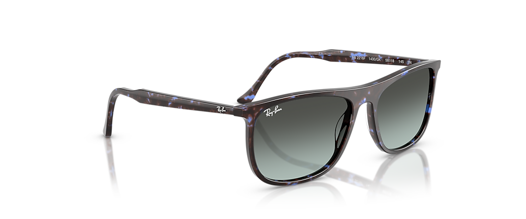 Ray-Ban RB2216F Havana Blue Tortoiseshell Sunglasses