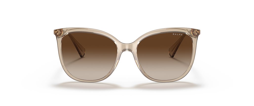 Ralph RA5248 Shiny Transparent Brown Sunglasses