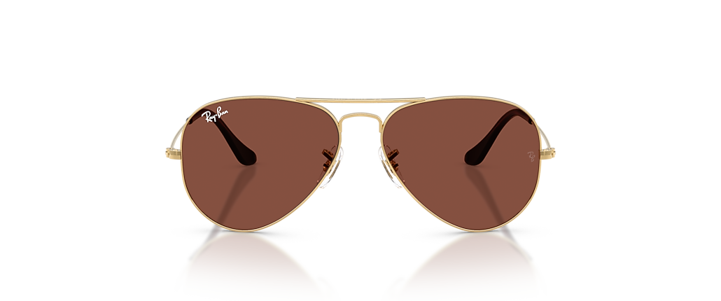 Ray-Ban RB3025 Aviator Large Metal Arista Gold Sunglasses
