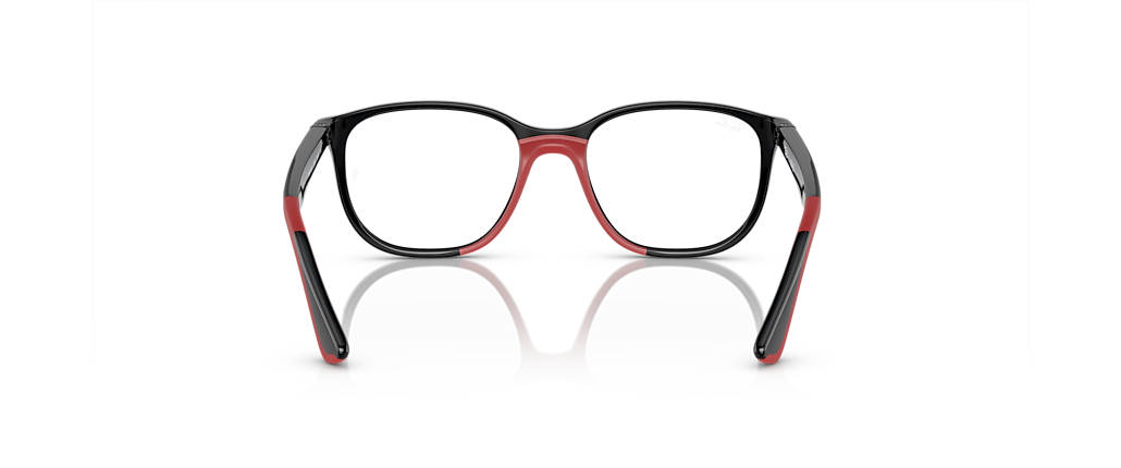 Ray-Ban RB9078VF RB9078 Optics Kids Bio-Based Black On Red Frames