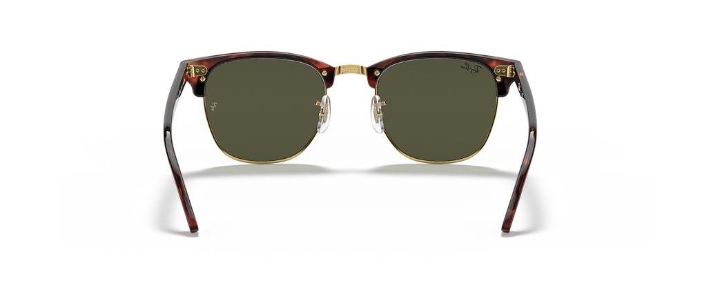 Ray-Ban RB3016F Clubmaster Classic Tortoise On Gold Sunglasses