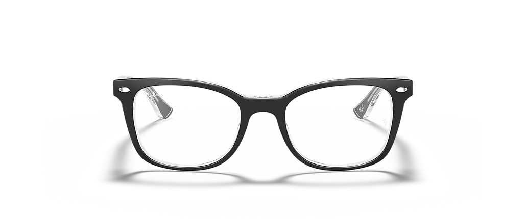 Ray-Ban RB5285 Optics Black On Transparent Frames