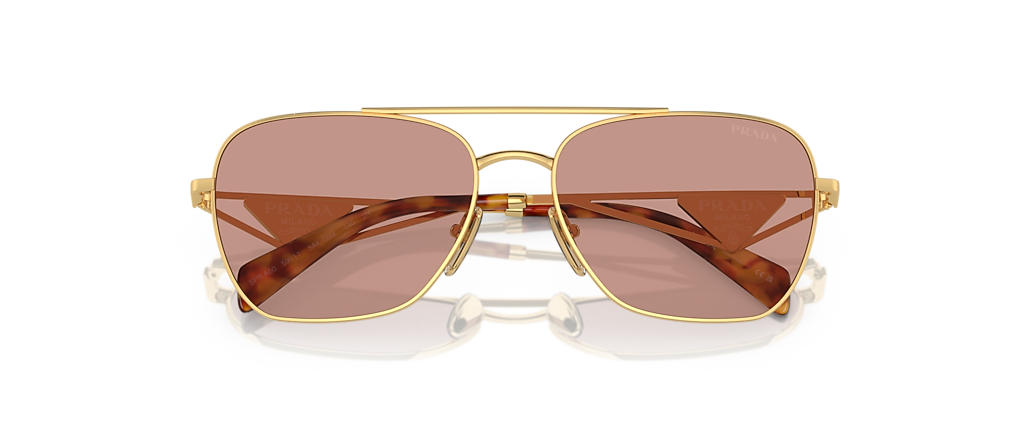 Prada PR A50S Gold Sunglasses