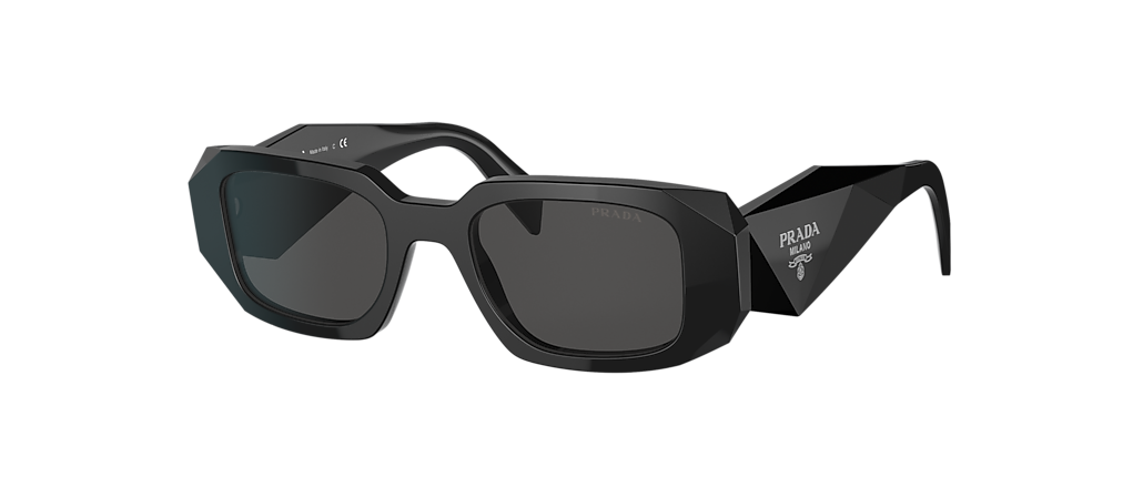 Prada PR 17WSF Black Sunglasses