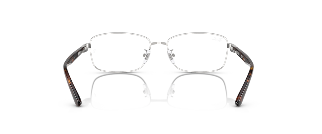 Ray-Ban RB6527D Optics Brushed Silver Frames