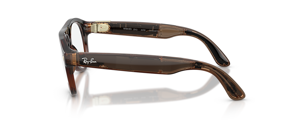 Ray-Ban Ray-Ban Meta (Gen 3) Aviator Transparent Umber Ray-Ban Meta Smart Glasses