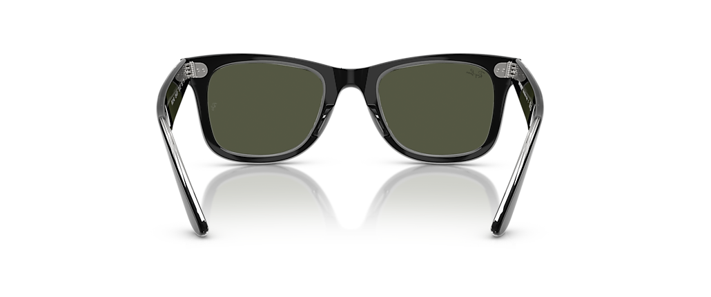 Ray-Ban RB2140 Original Wayfarer Classic Black On Transparent Sunglasses