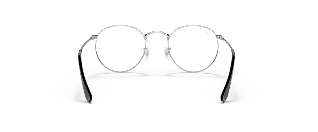 Ray-Ban RB3447V Round Metal Black On Silver Frames
