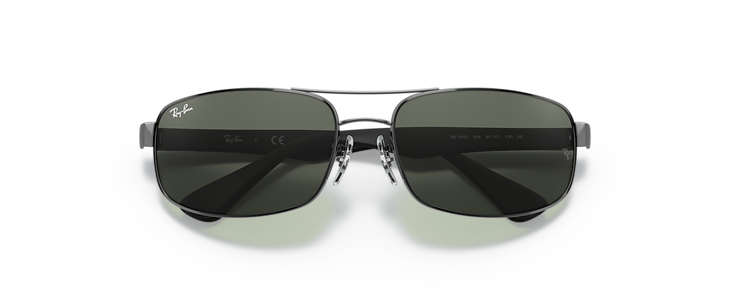 Ray-Ban RB3445 Gunmetal Sunglasses