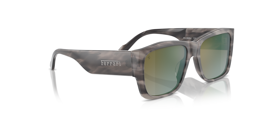 Ferrari FH2003U Striped Grey Sunglasses