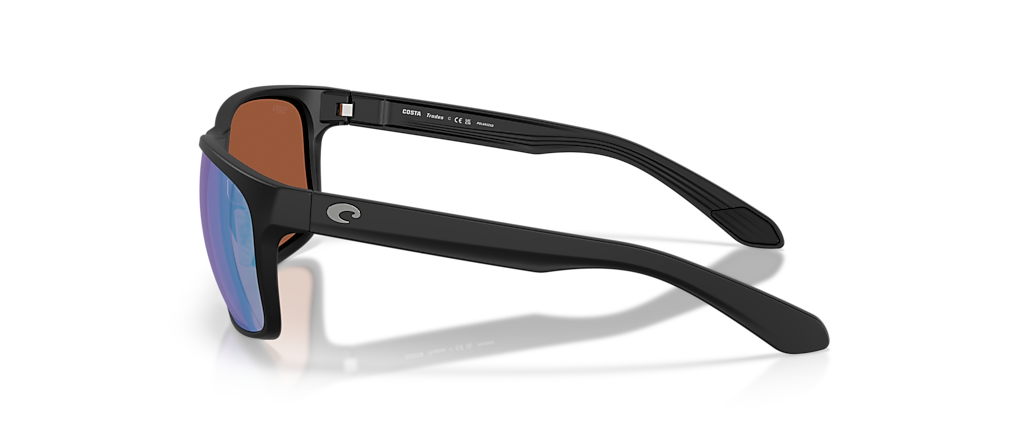 Costa 6S9128 Trades Matte Black Sunglasses