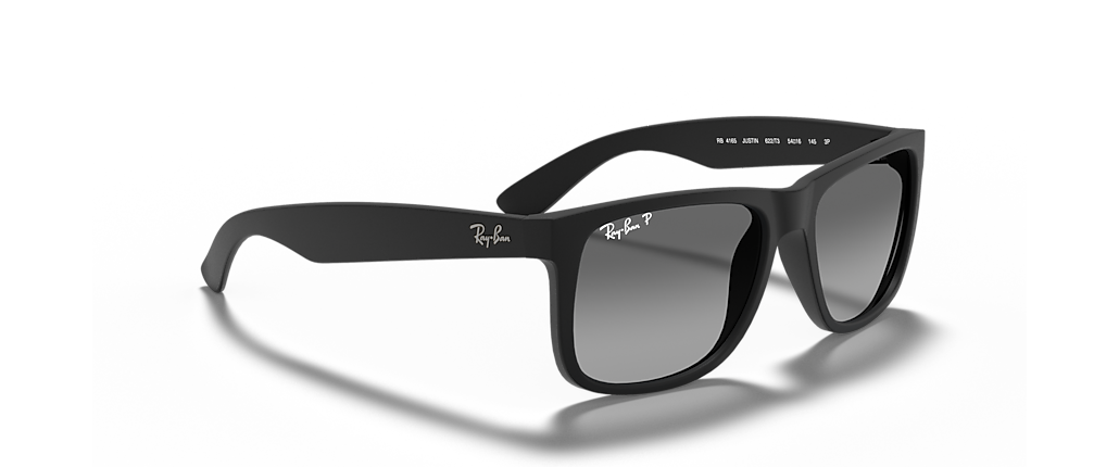 Ray-Ban RB4165 Justin Classic Rubber Black Sunglasses