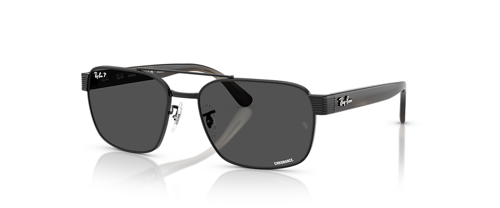Ray-Ban RB3751CH RB3751 Polarized+ Lenses Black Sunglasses