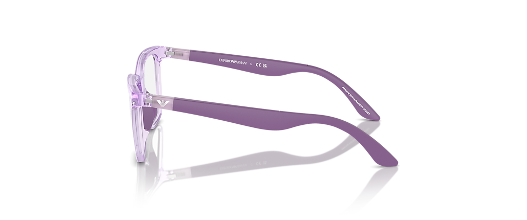 Emporio Armani EK3006F Shiny Transparent Purple Frames