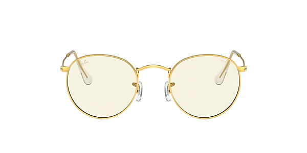 Ray-Ban RB3447 Round Blue-Violet Light Clear Evolve