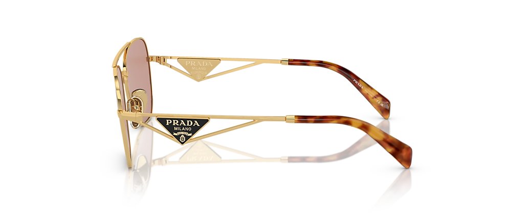 Prada PR A50S Gold Sunglasses
