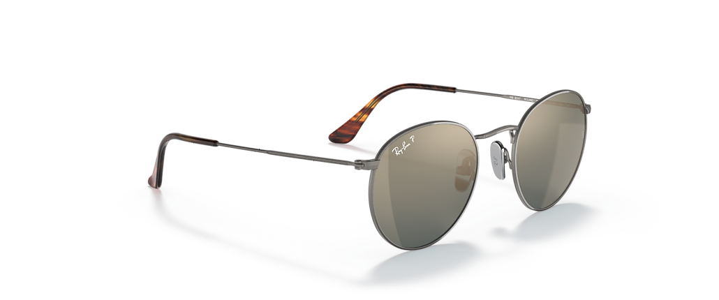 Ray-Ban RB8247 Round Titanium Gunmetal Sunglasses