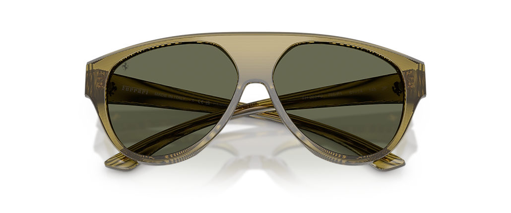 Ferrari FH2024U Striped Green Sunglasses