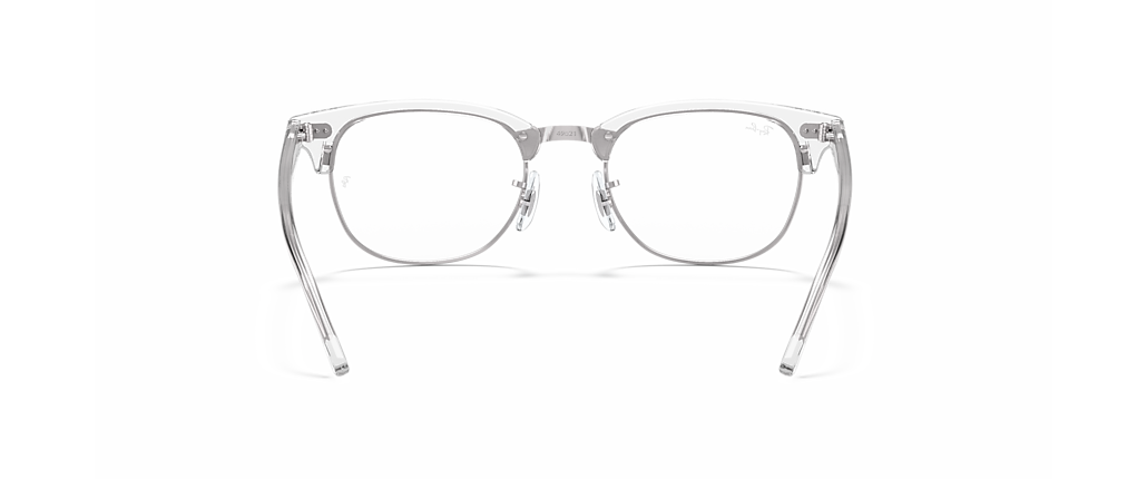 Ray-Ban RB5154 Clubmaster Optics White Transparent Frames