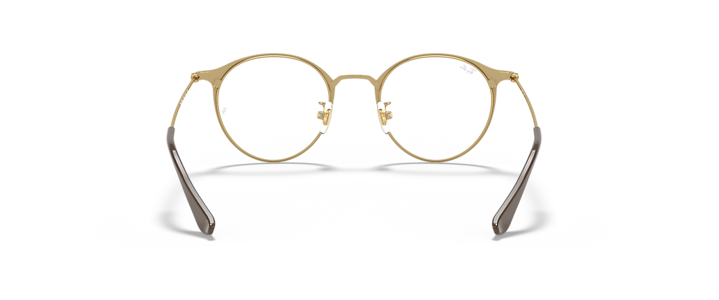 Ray-Ban RB6378F RB6378 Optics Brown On Gold Frames