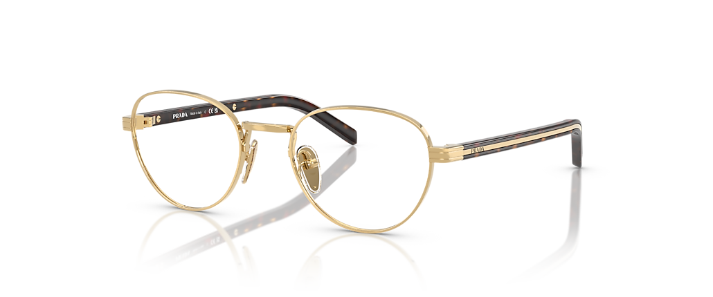 Prada PR B53V Gold Frames
