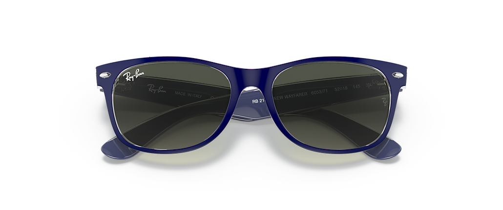 Ray-Ban RB2132 New Wayfarer Color Mix Blue Sunglasses
