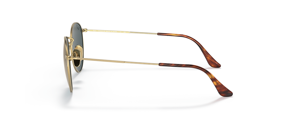 Ray-Ban RB8247 Round Titanium Gold Sunglasses