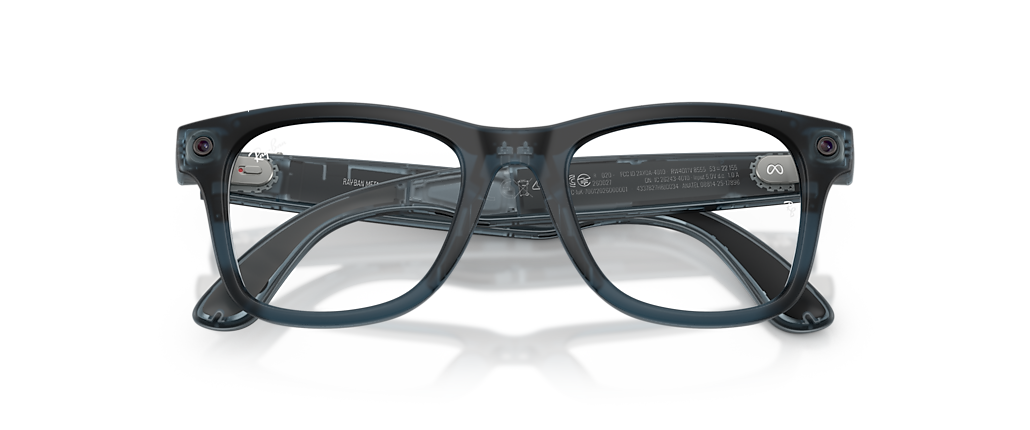 Ray-Ban Ray-Ban Meta (Gen 3) Wayfarer Optics Transparent Ocean Blue Ray-Ban Meta Smart Glasses