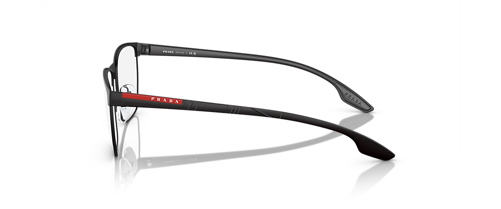Prada Linea Rossa PS 50LV Lifestyle Black Rubber Frames