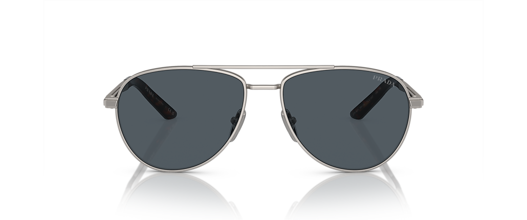 Prada PR A54S Matte Gunmetal Sunglasses