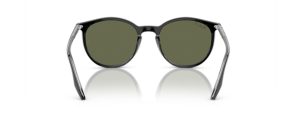 Ray-Ban RB2204F Black On Transparent Sunglasses