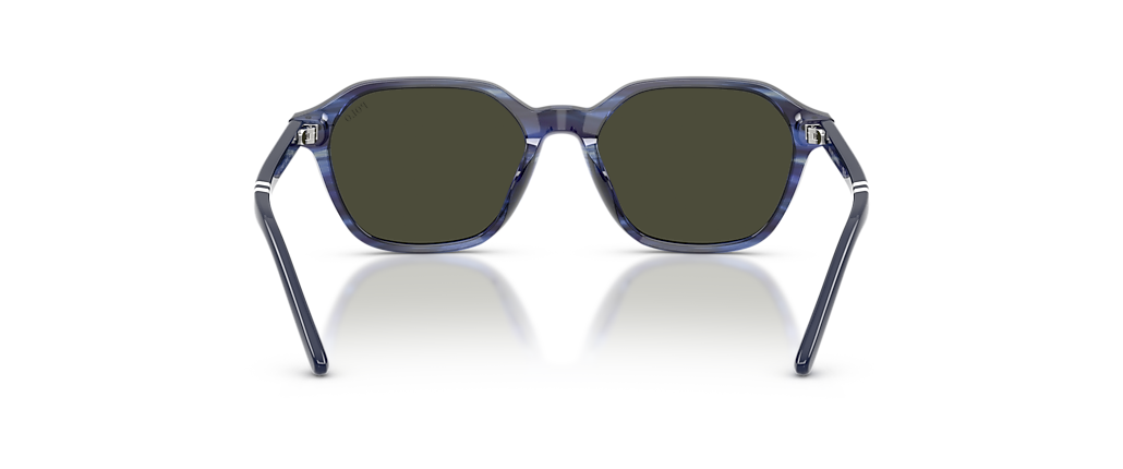 Polo Ralph Lauren PH4234U Shiny Striped Blue Sunglasses