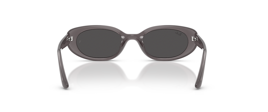 Ray-Ban RB4441D Bio-Based Transparent Dark Grey Sunglasses