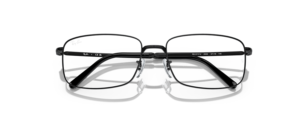 Ray-Ban RB3717V RB3717 Optics Black Frames