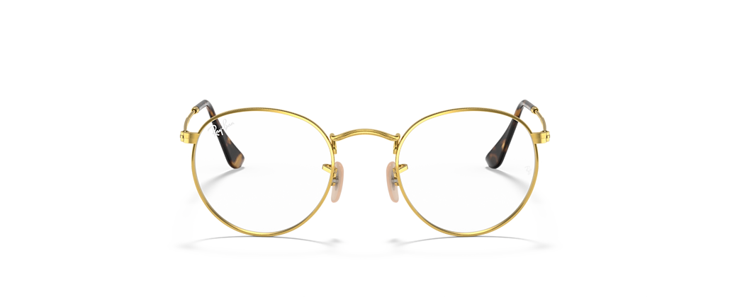 Ray-Ban RB3447V Round Metal Optics Arista Gold Frames