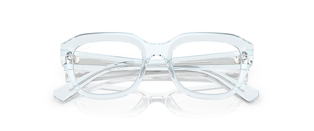Ray-Ban RB7225 Leonid Optics Bio-Based Transparent Light Blue Frames
