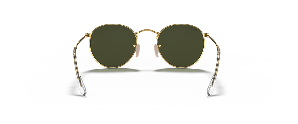 Ray-Ban RB3447 Round Metal Arista Gold Sunglasses