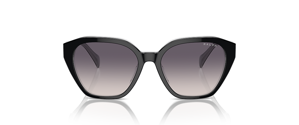 Ralph RA5315U Shiny Black On Opal Grey Sunglasses