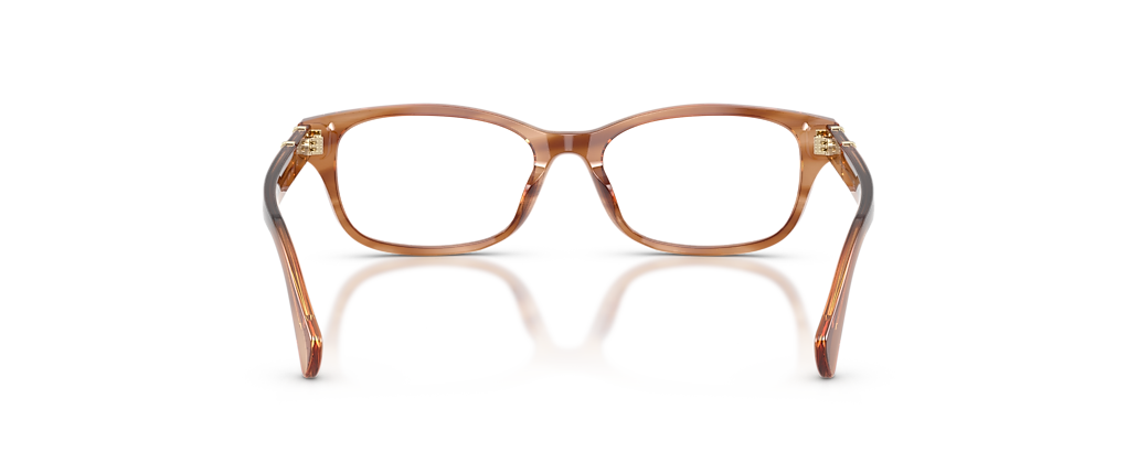 Ralph RA7201U Striped Brown Frames