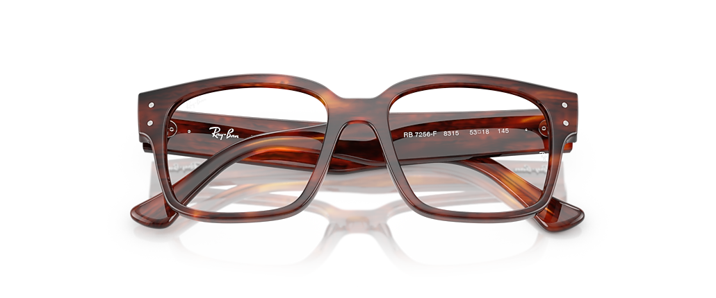 Ray-Ban RB7256F Laurene Optics Bio-Based Striped Havana Frames