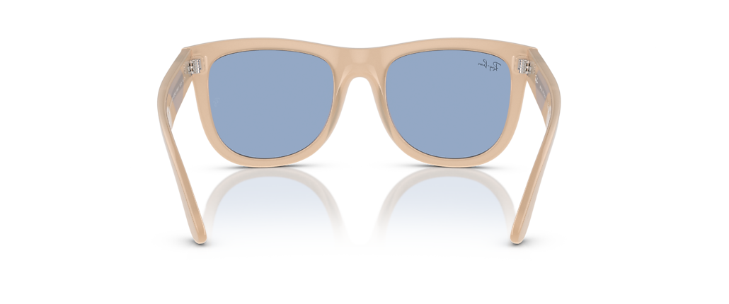 Ray-Ban RBR0502S Wayfarer Reverse Opal Beige & Honey Sunglasses