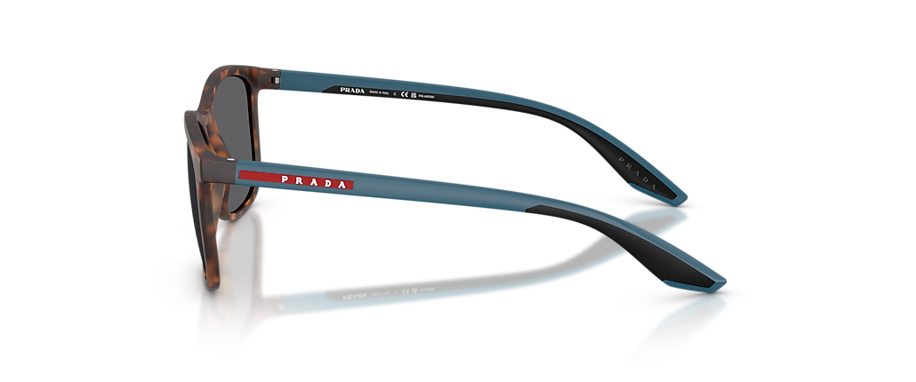 Prada Linea Rossa PS A08S Havana Rubber Sunglasses