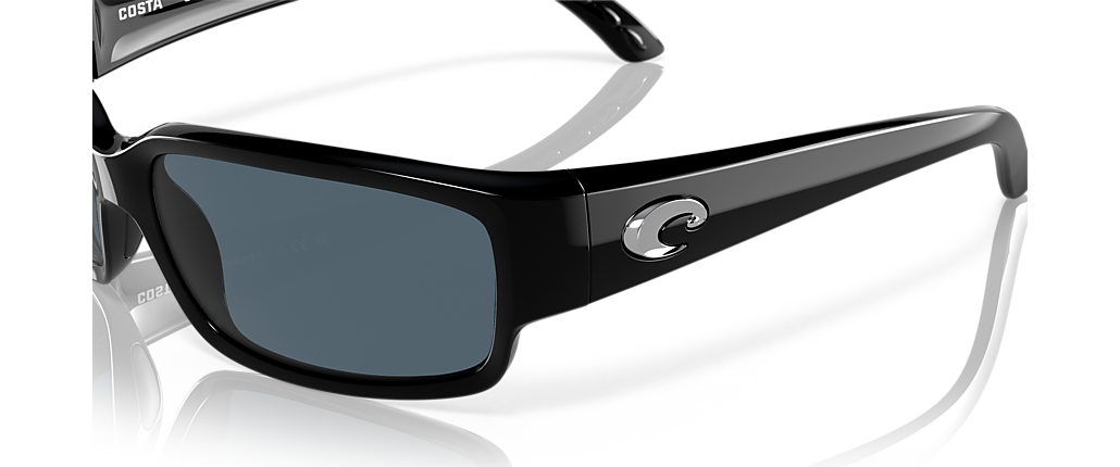 Costa 6S9025 Caballito Shiny Black Sunglasses